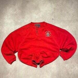 Vintage Ohio State Buckeyes University Button Up Sweater